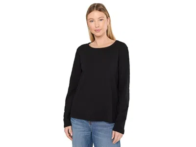 Mod-o-doc Long Sleeve Crew Neck Favorite Tee Women's Clothing Black 1: Lg (us 12-14)