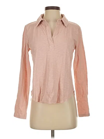 Mod-o-doc Long Sleeve Polo Shirt In Pink