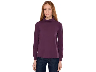 Mod-o-doc Long Sleeve Turtle Neck T-shirts In Purple