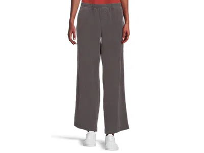 Mod-o-doc Long Wide Leg Pants In Gray