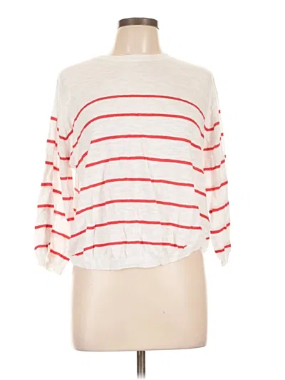 Pre-owned Mod-o-doc Pullover Sweater In White