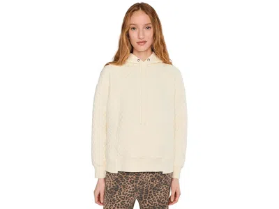 Mod-o-doc Quilte, Long Sleeve Oversized Step Hem Hoodie In Neutral