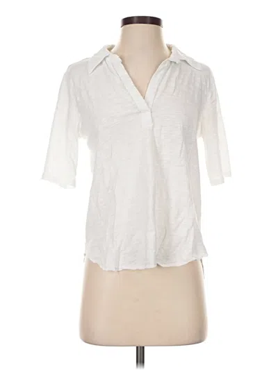 Pre-owned Mod-o-doc Short Sleeve Polo Shirt In Ivory