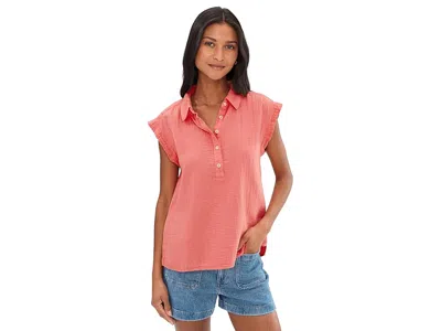 Mod-o-doc Sleeveless Henley Shirt