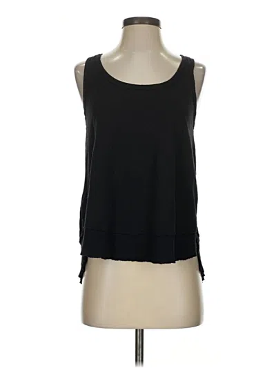 Pre-owned Mod-o-doc Sleeveless Top Black Scoop Neck Tops