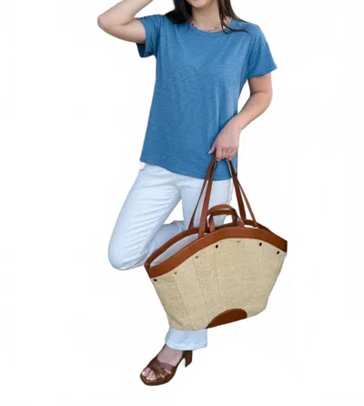 Mod-o-doc Women's Favorite Top In Misty Denim In Multi