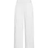 Modrn Studio Neutrals / White Ultra-soft Women's Cotton Sweatpants - White