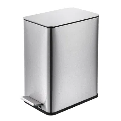 Modu Sstc102-15l-s, Stainless Steel Kitchen Trash Can, 15l In Silver
