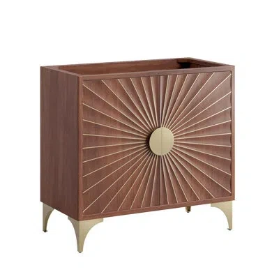 Modway 35" Single Bathroom Vanity Base Only In Brown