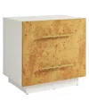 Modway Abel 2-drawer Burl Wood Nightstand In Brown