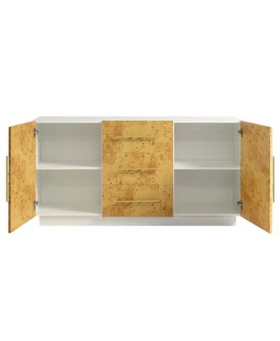 Modway Abel 59 Inch Burl Wood Sideboard Buffet Tv Stand In Brown