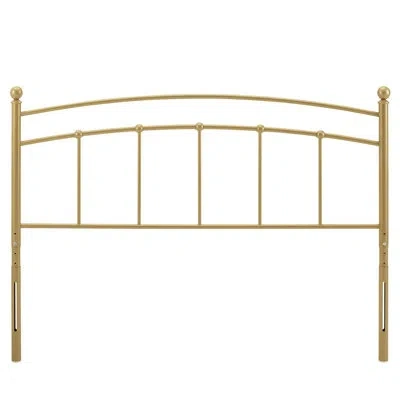 Modway Abigail Metal Headboard In Brown