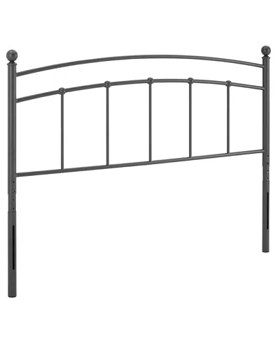 Modway Abigail Metal Headboard In Black