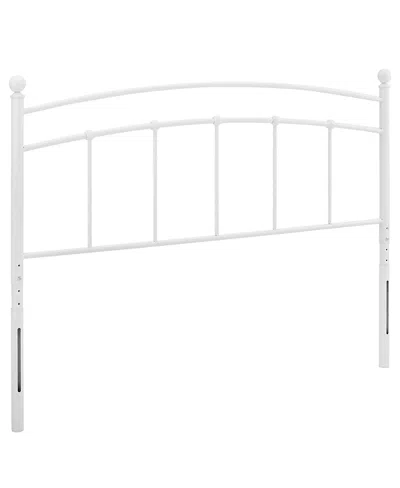Modway Abigail Metal Headboard In White