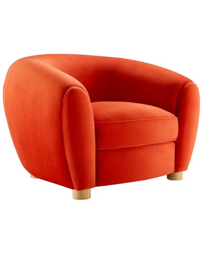 Modway Abundant Performance Velvet Armchair