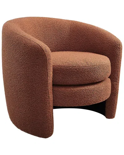 Modway Affinity Upholstered Accent Chair In Brown