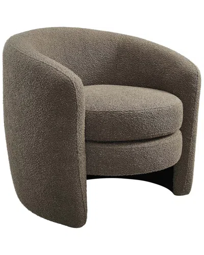 Modway Affinity Upholstered Accent Chair In Gray