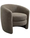 Modway Affinity Upholstered Accent Chair In Brown