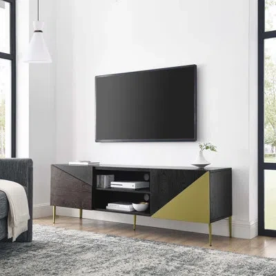 Modway Alchemist 72'' W Storage Credenza In Gold;black