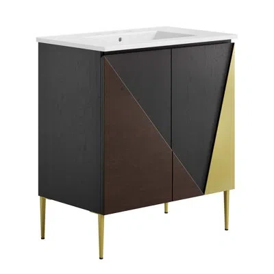 Modway Alchemist Free Standing Single Bathroom Vanity In White