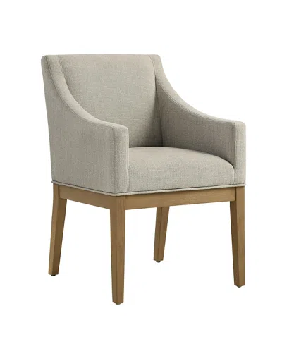 Modway Alton Fabric Upholstered Dining Armchair In Gray