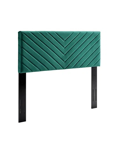 Modway Alyson Angular Channel Tufted Performance Velvet Headboard In Multi