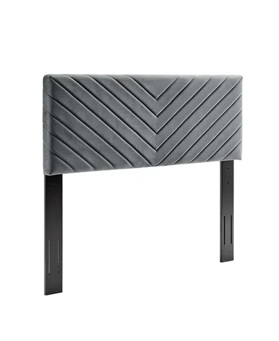 Modway Alyson Angular Channel Tufted Performance Velvet Headboard In Multi