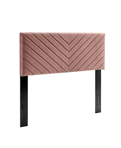 Modway Alyson Angular Channel Tufted Performance Velvet Headboard In Multi