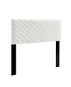 Modway Alyson Angular Channel Tufted Performance Velvet Headboard In Multi