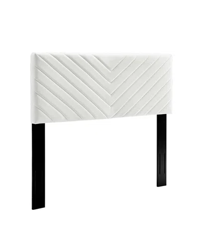 Modway Alyson Angular Channel Tufted Performance Velvet Headboard In Multi