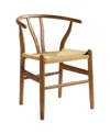 Modway Amish 29 Wood Dining Chair In Brown