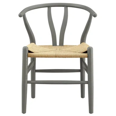 Modway Amish 29 Wood Dining Chair In Gray