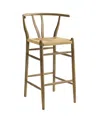 Modway Amish Wood Bar Stool In Brown
