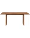 Modway Amistad 72 Dining Table In Brown