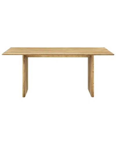 Modway Amistad 72 Dining Table In Brown