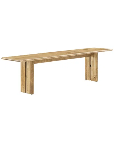 Modway Amistad 72in Wood Bench In Brown
