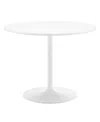 Modway Amuse 40" Dining Table In White