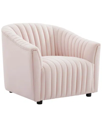 Modway Announce Performance Velvet Channel Tufted Armchair In Multi