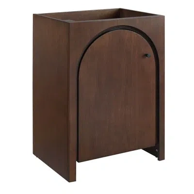 Modway Appia 24" Single Bathroom Vanity Base Only In Walnut