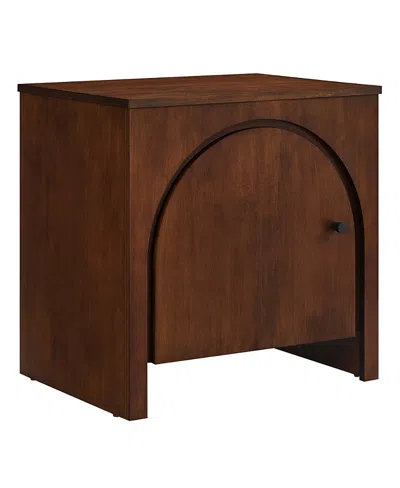 Modway Appia Arched Door Nightstand In Brown