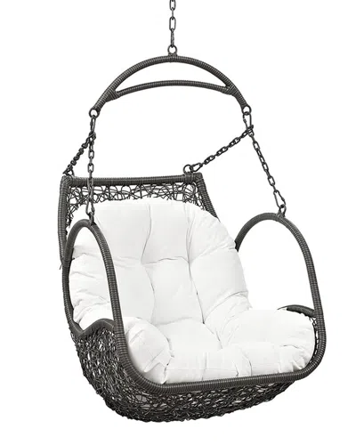 Modway Arbor Outdoor Patio Swing Chair In White