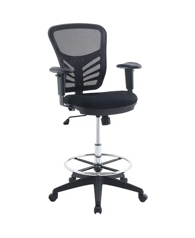 Modway Articulate Drafting Chair In Black