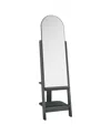 Modway Ascend Standing Mirror In Black