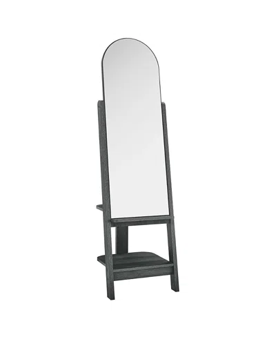 Modway Ascend Standing Mirror In Black