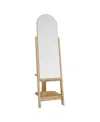 Modway Ascend Standing Mirror In Brown