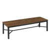 Modway Ashlan 110" Rectangle Dining Table In Walnut In Walnut