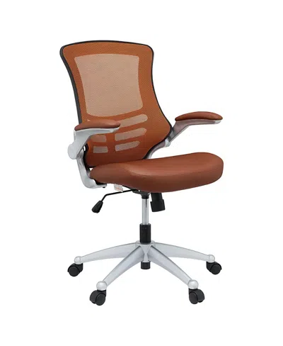 Modway Attainment Office Chair In Brown