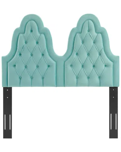 Modway Augustine Tufted Performance Velvet King/california King Headboard In Green