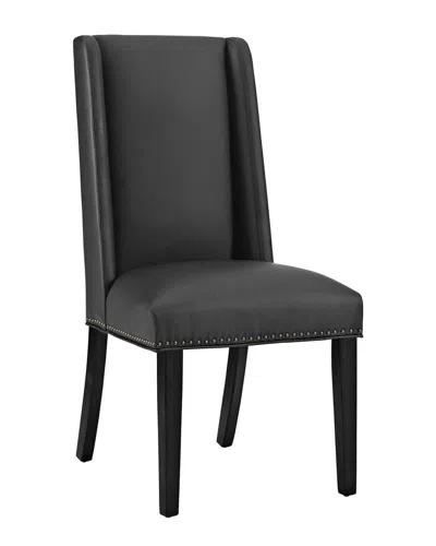 Modway Baron Parsons Dining Side Chair In Black