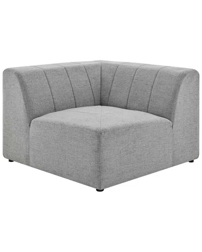 Modway Bartlett Upholstered Corner Chair In Gray